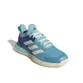 adidas Tennis Shoes adizero Ubersonic 4.1 Clay/Sand Court/Lightweight Aqua Blue/White Men's