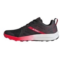 adidas Trail Running Shoes Terrex Speed Flow (lightweight, breathable) black/red/white men's