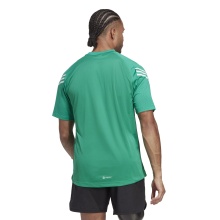 adidas Training T-shirt Train Icons 3-Stripes green Men