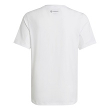 adidas Training T-shirt Train Icons Aeroready Logo white/blue Boys