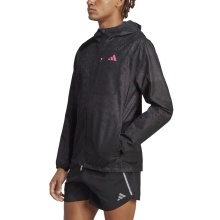 adidas Running Training Jacket Adizero WIND.RDY (slim fit, breathable, reflective details) black Men