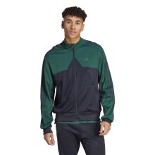 adidas Training Jacket Tiro Full-Zip (soft, lightweight) dark green/black Men