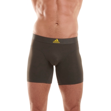 adidas Underwear Boxer Shorts 3-Stripes - black/yellow