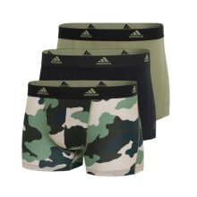 adidas Underwear Boxershorts Active Flex Cotton Trunk (Cotton) black/green/camo - 3 pieces