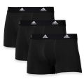 adidas Underwear Boxer Shorts Trunk Cotton black - 3 Pack