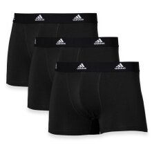 adidas Underwear Boxer Shorts Trunk Cotton black - 3 Pack