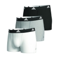 adidas Underwear Boxershorts Trunk Cotton grey/white/black - 3 pieces