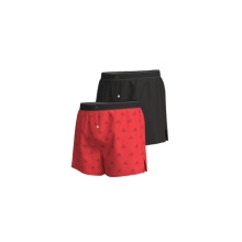 adidas underwear boxer shorts woven red/black - 2 pieces