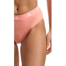 adidas Women's Bikini Briefs (95% Cotton) orange/grey/black - 3 Pieces