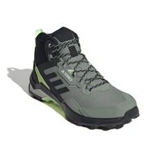 adidas Trail Hiking Shoes Terrex AX4 MID GTX (waterproof) green/black Men