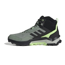 adidas Trail Hiking Shoes Terrex AX4 MID GTX (waterproof) green/black Men