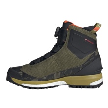 adidas Winter Hiking Shoes Terrex Conrax BOA RAIN.Ready (PrimaLoft® Insulation) olive green/black Men's