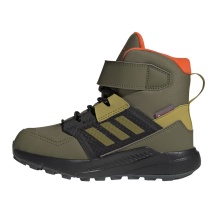 adidas Terrex Trailmaker High COLD.RDY Hiking Shoes Dark Green Kids