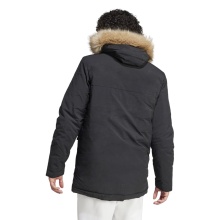 adidas Winter Parka Hooded Fur Parka (water-repellent) black men's