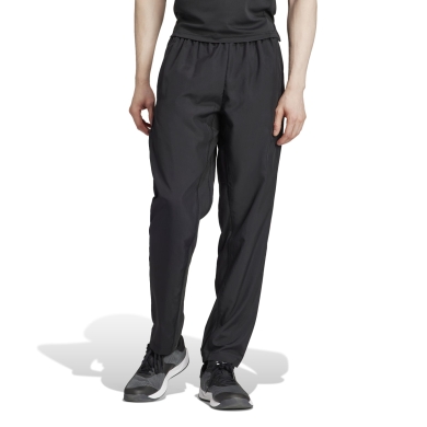 adidas Essentials Seasonal Woven Training Trousers Black Men's