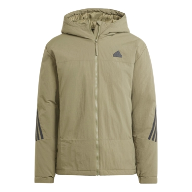 adidas Winter Insulated Jacket Future Icons Insulated Olive Green Men's