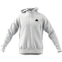 adidas Training Jacket Z.N.E. Woven Zip Hoodie white Women's