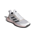 adidas Tennis Shoes Adizero Ubersonic 4.1 Clay/Sand Court Grey/Beige/Pink Ladies