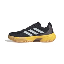 adidas CourtJam Control 3 Clay/Sand Court Tennis Shoes Black/Yellow Men's