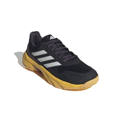 adidas CourtJam Control 3 Clay/Sand Court Tennis Shoes Black/Yellow Men's