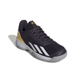 adidas Courtflash Allcourt 2024 tennis shoes black/yellow/grey children