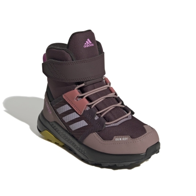 adidas Hiking Shoes Terrex Trailmaker High COLD.RDY purple/dark red Kids