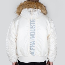 Alpha Industries Flight Jacket 45P Hooded Custom white Men