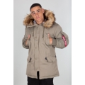 Alpha Industries Winter Jacket Arctic Discoverer stratos brown Men