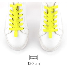 bodypride Shoelaces Flat/Flat Fashionable Yellow 120cm - 1 Pair