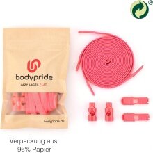 bodypride Flat Fashionable Pink 120cm Shoelaces - 1 Pair