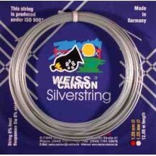 WeissCannon Tennis String Silverstring (Durability+Power) silver 12m Set