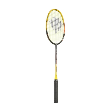 Carlton Badminton Racket Elite 9000Z 93g/Leisure yellow/black - strung -