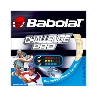 Stringing with tennis string Babolat Challenge Pro