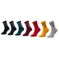 Champion Daily Socks (Cotton) Crew Stripes assorted/multicoloured Children - 7 Pairs