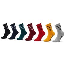 Champion Daily Socks (Cotton) Crew Stripes assorted/multicoloured Children - 7 Pairs