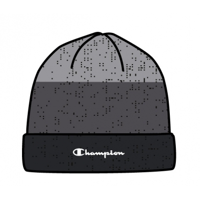 Champion Beanie (Beanie) Legacy Knit horizontally striped with black lettering Children 1 piece