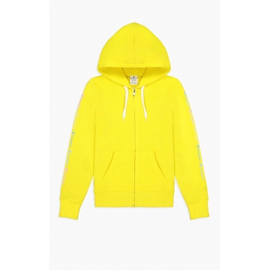 Champion Hoodie (Cotton Hoodie Full Zip) Color & Logo yellow Women