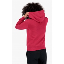 Champion Hoodie (Hoodie lined) American Classic small logo lettering magenta red Women