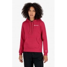 Champion Hoodie (Hoodie lined) American Classic small logo lettering magenta red Women