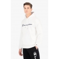 Champion Hoodie Logo Print Hoodie (lined) white Men