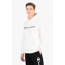 Champion Hoodie Logo Print Hoodie (lined) white Men