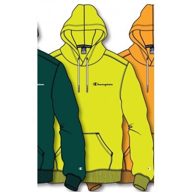 Champion Hoodie (lined cotton hoodie) American Classic small logo lime Men