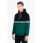 Champion Hoodie in color block design with double logo piping green Men