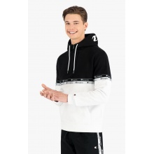 Champion Hoodie in colour block design with double logo piping white Men