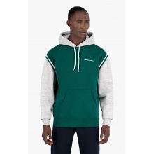 Champion Hoodie (Cotton Hoodie) contrast-colored with small logo 2021 green Men