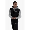 Champion Hoodie (Cotton Hoodie) contrast-colored with small logo 2021 black Men