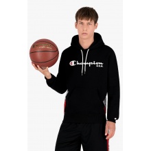 Champion Hoodie (Fleece Cotton Hoodie) Off Court with USA Logo black Men