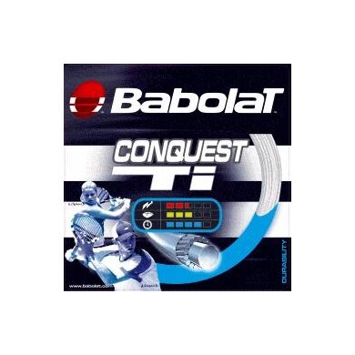 Stringing with Babolat Conquest Ti