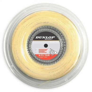 Dunlop Tennis String M-Fil Tour natural 200m roll