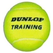 Dunlop Tennis Balls Training (pressureless) yellow 60 pieces incl. bucket